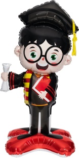 Шар 3D (46''/117 см) Фигура на подставке, Выпускник, 1 шт. в уп.