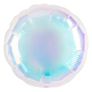 Шар (18''/46 см) Круг, (надув воздухом), Прозрачный, Хамелеон, 1 шт. в уп.