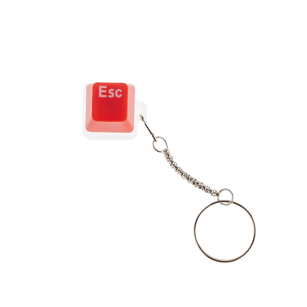 Брелок, Кнопка ESC, Красный, 2*2*2,8 см, 1 шт. в упак. 