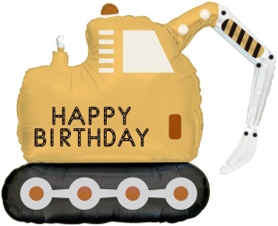 Шар (41''/104 см) Фигура, Экскаватор, 1 шт.