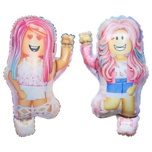 Шар (29''/74 см) Фигура, Блоки, Девочки, 1 шт.